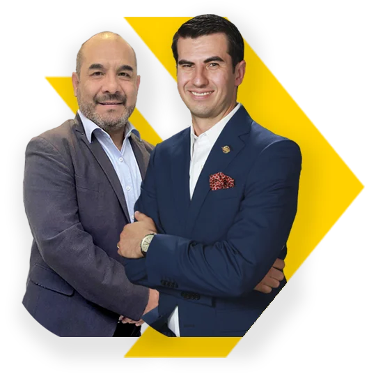 Coach David Dávila y Pedro Arellano